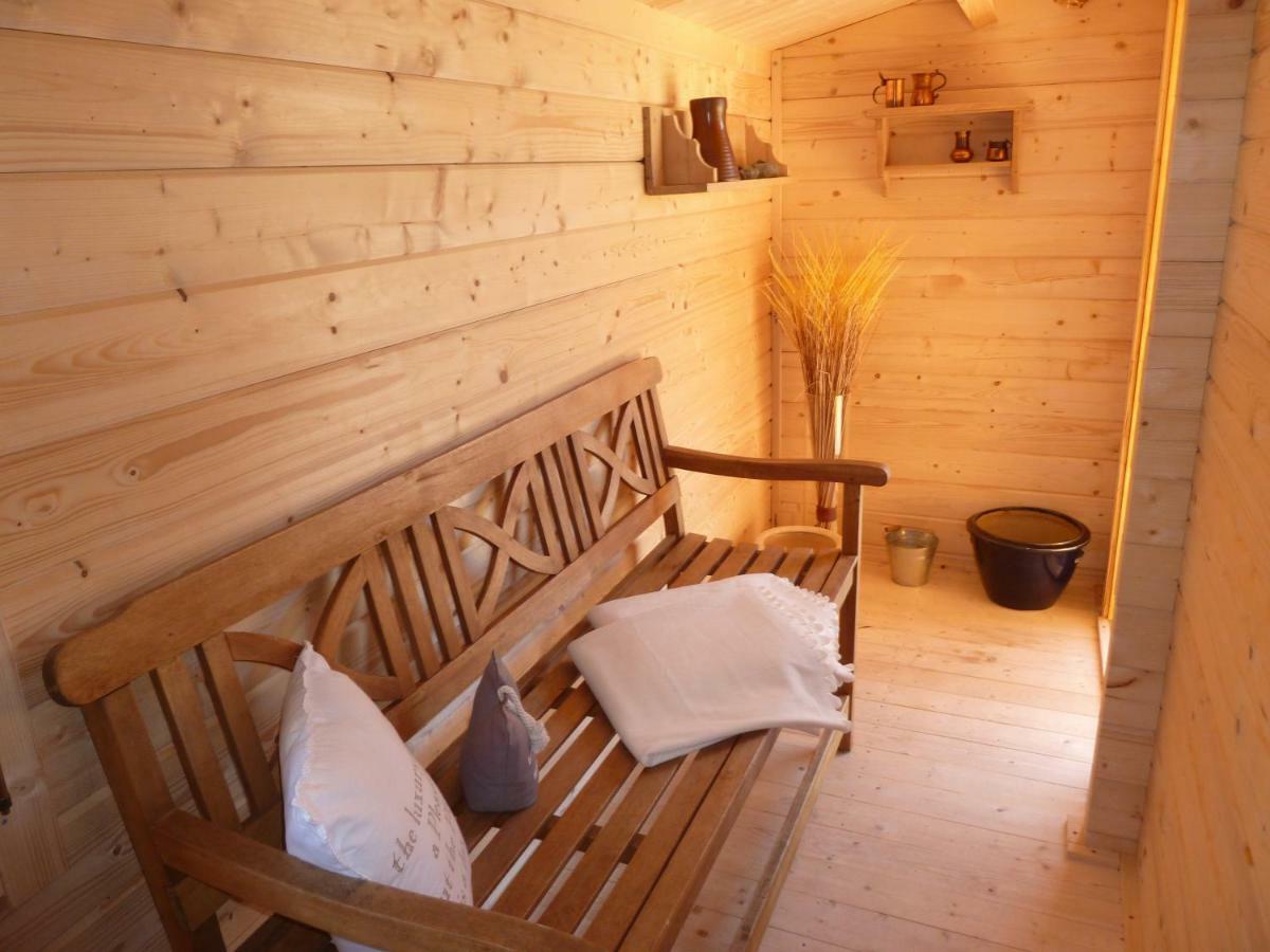 Romantisches Ferienhaus Boddenblick Mit Sauna Pruchten Ngoại thất bức ảnh